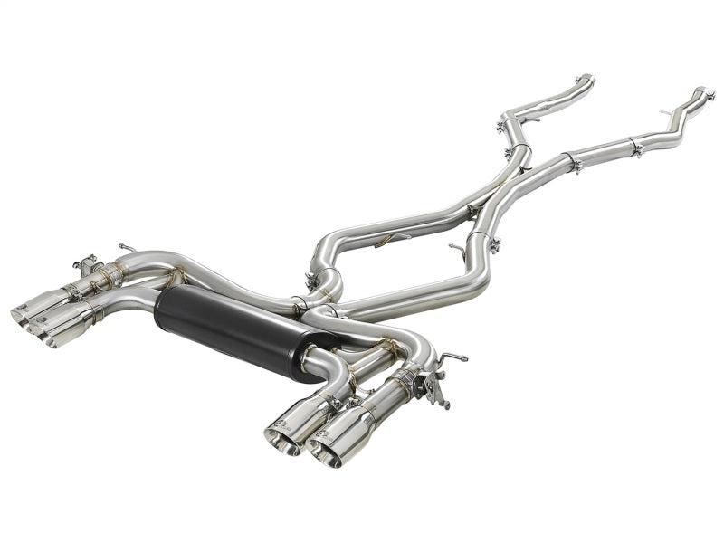 aFe MACHForce XP Exhausts Cat-Back SS 21 BMW M2 Competition L6-3.0L w/Polished Tips 49-36351-P