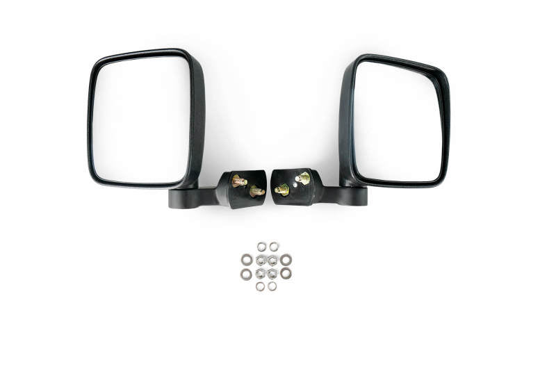 DV8 18-22 compatible with Jeep 4 Door JL/JT Aluminum Half Doors with Perforated Mesh Front HDJL-01F