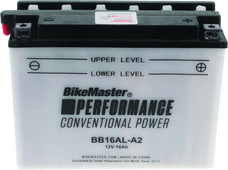 BikeMaster Performance Conventional Battery BB16AL-A2