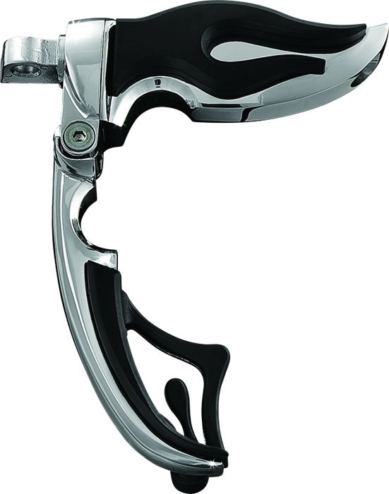 Kuryakyn Chrome Flamin' Switchblade Pegs W/ Male Mount Adapters Harley 4411