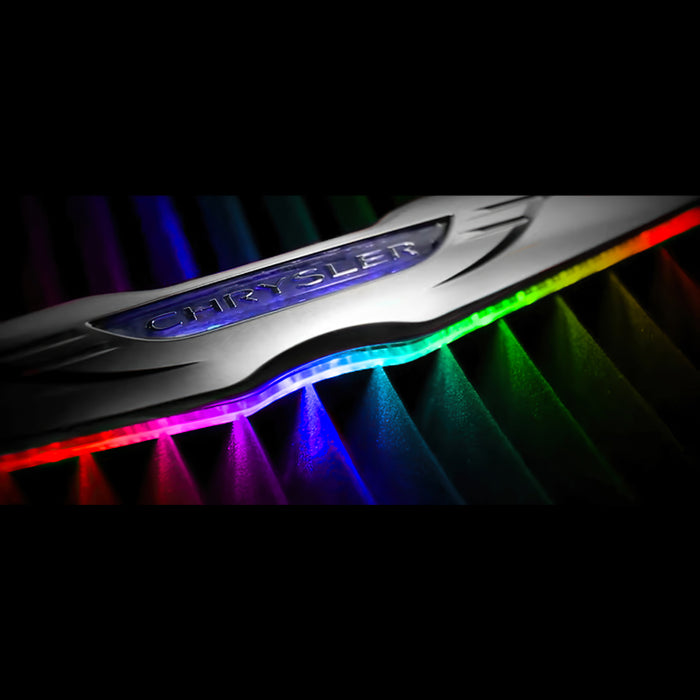 Oracle Chrysler Illuminated LED Sleek Wing RGB ColorSHIFT SEE WARRANTY 3019-333