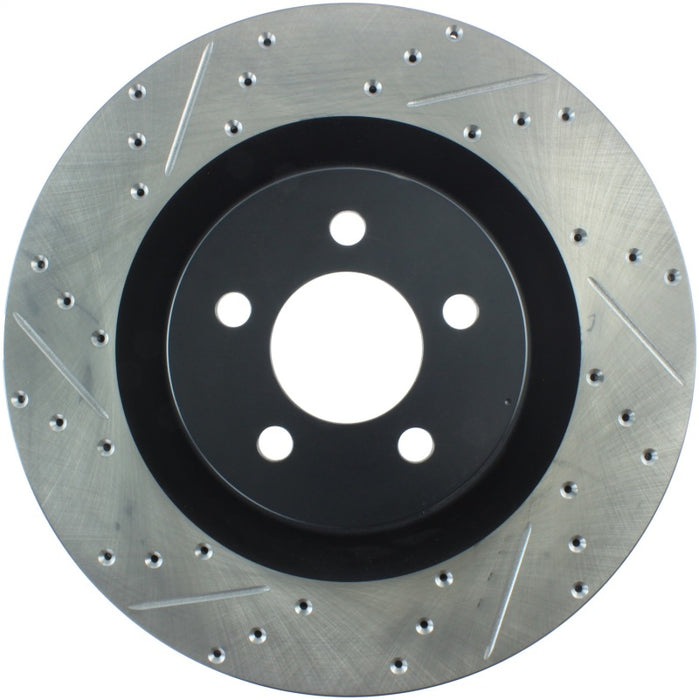 Stoptech Sport Drilled & Slotted Brake Rotor; Front Right 127.63063R