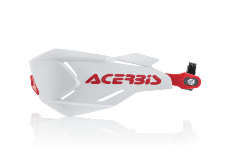 Acerbis X-Factory MX Offroad White/Red Handguards (2634661030)