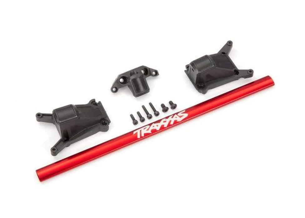 Traxxas 6730R - Aluminum Chassis Brace Kit, Heavy Duty, Red