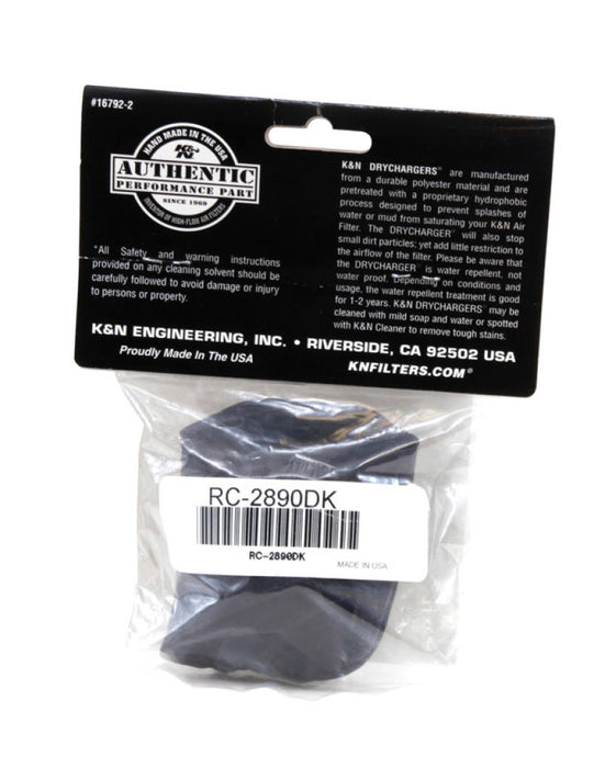K&N Rc-2890Dk Black Drycharger Filter Wrap For Your Rc-2890 Filter RC-2890DK
