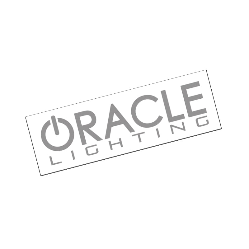 Oracle Decal 6in Silver SEE WARRANTY 8028-504