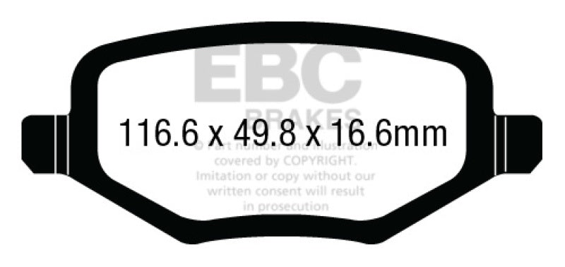 Ebc Yellowstuff Brake Pad Sets DP43020R