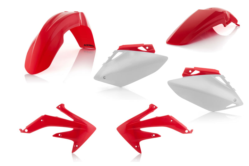 Acerbis White/Red Complete Plastic Body Kit (2082050354)