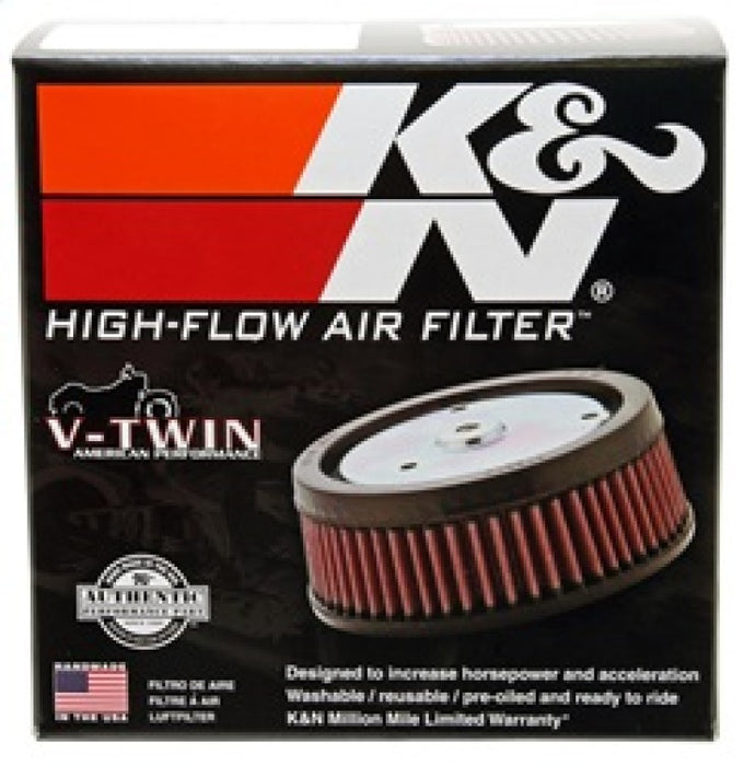 K&N 4in ID / 5.5in OD / 2in H Custom Assembly Filter designed to fit Harley-Davidson Motorcycle RK-3201