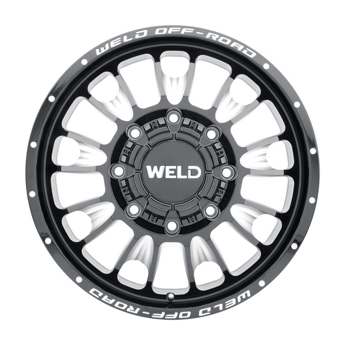 Weld Off-Road W121 20X8.25 Scorch Front 8X165.1 ET108 BS8.90 Gloss Black MIL 121.6 W12108280890