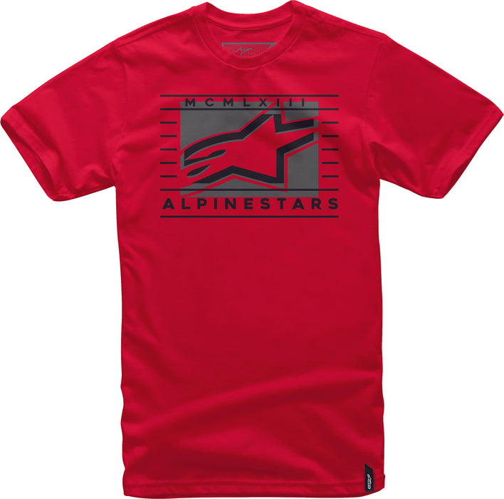 Alpinestars Time Tee Red S 1017-72001-30-SM