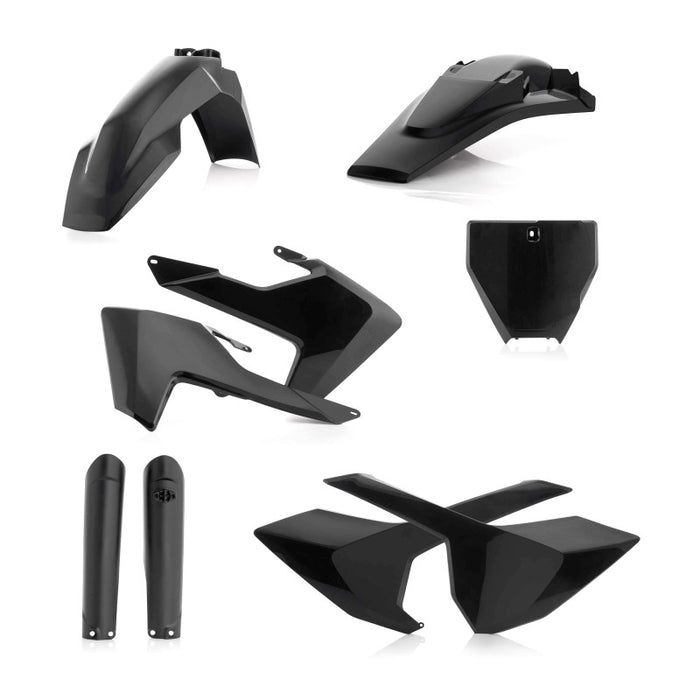 Acerbis Full Plastic Kit, Black Fits Husqvarna Fc 250,Fc 350,Fx 350,Fx