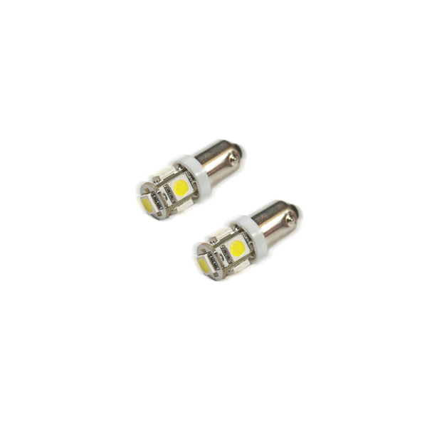 Oracle BA9S 5 LED 3 Chip Bayonet Bulbs (Pair) White SEE WARRANTY 4904-001