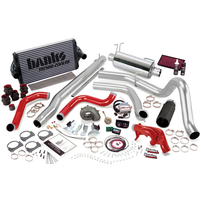 Banks Power 99.5 Ford 7.3L F250/350 Auto PowerPack System SS Single Exhaust w/ Black Tip 47541-B
