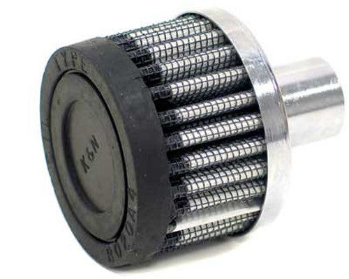 K&N Vent Air Filter/ Breather: High Performance, Premium, Washable, Replacement Engine Filter: Filter Height: 1.5 In, Flange Length: 0.875 In, Shape: Breather, 62-1030