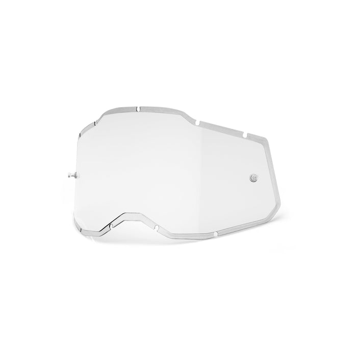 100% Goggle PLUS Replacement Lens - Injected - Compatible with Racecraft 2, Accuri 2, and Strata 2 Goggles