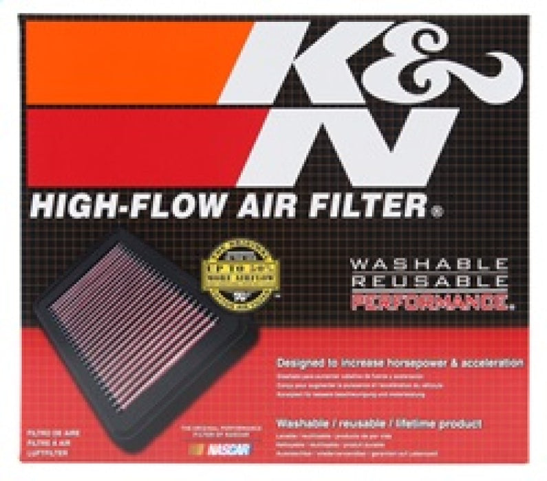 K&N 33-2428 Air Panel Filter for BMW X6 L6-3.0L F/I, 2008-2017