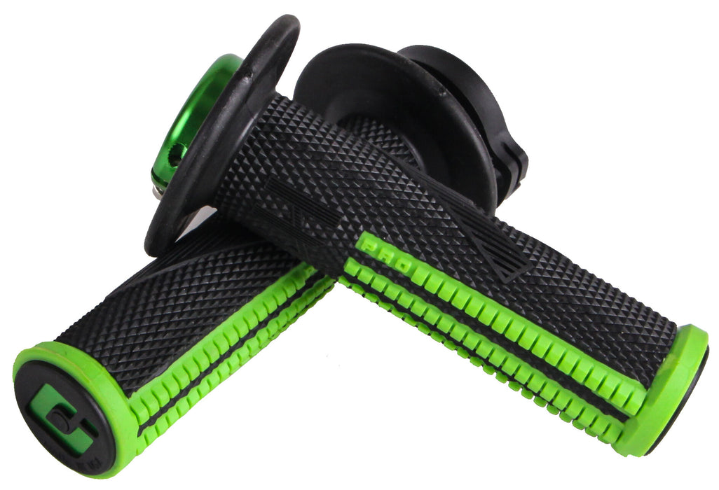 Od Emig Pro Lock-On Grips MX Black/Green