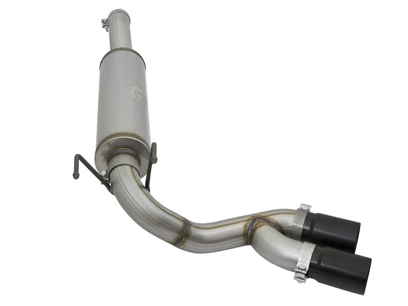 aFe Rebel Series 3-1/2in 409 SS Cat-Back Exhaust System w/Black Tip RAM 2500/3500 14-17 V8 6.4L 49-42057-B