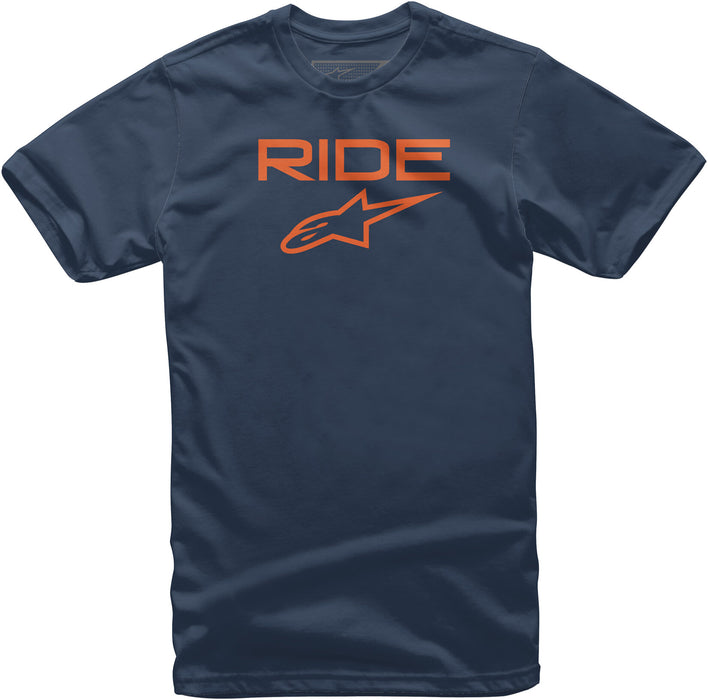 Alpinestars Standard Ride 2.0 Tee Navy/Orange Sm, Multi, one_Size