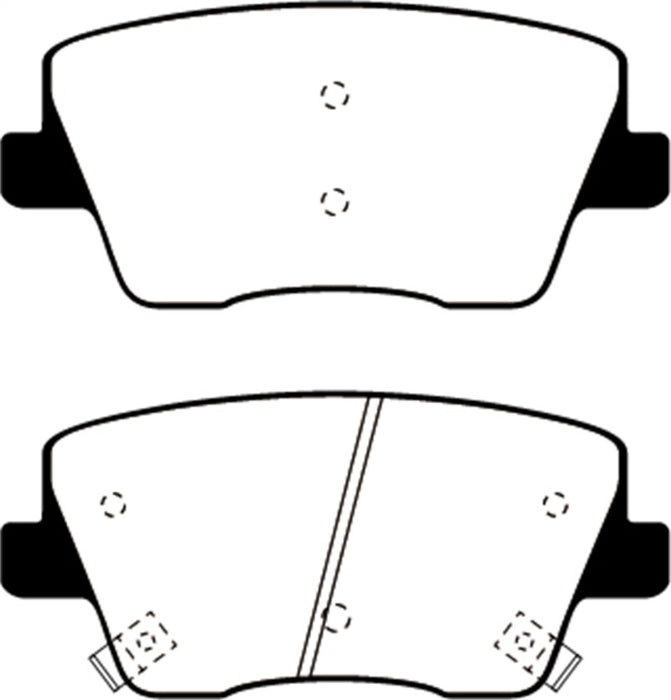 EBC 2019+ Hyundai Veloster Turbo N (2nd Gen) 2.0L Ultimax Rear Brake Pads UD2212