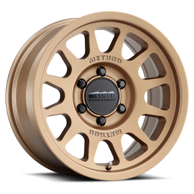 Method MR703 17x8.5 0mm Offset 6x5.5 106.25mm CB Method Bronze Wheel MR70378560900