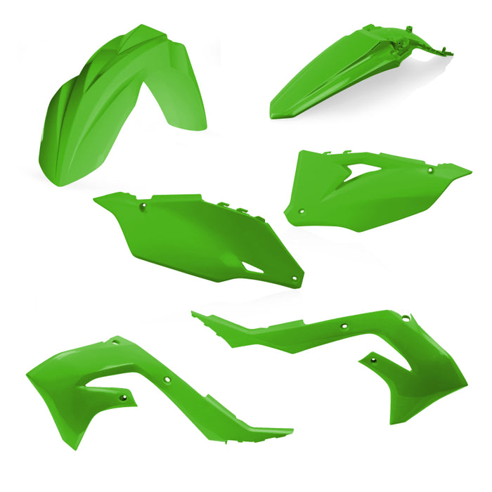 Acerbis Standard Plastic Kits For Kawasaki Green (), One Size 2736280006