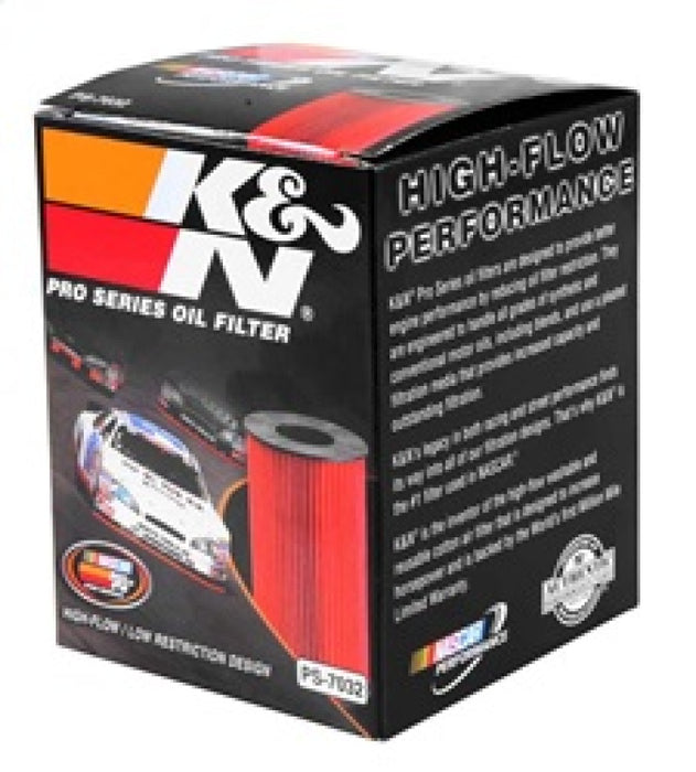 K&N Oil Filter for 06-11 BMW M5/M6 / 08-15 Porsche Cayenne 4.8L / 10-15 911 3.4L/3.8L PS-7032