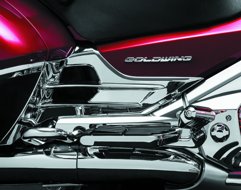 Kuryakyn Chrome Louvered Side Battery Box Accent Trim Fits Honda Goldwing F6B