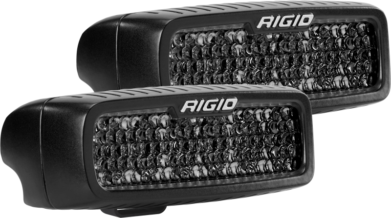 Rigid 905513Blk Sr-Q Series Pro Led Lights (Midnight Edition) Pair 905513BLK