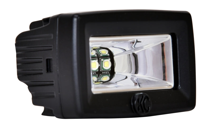 KC HiLiTES C-Series C2 LED 2in. Backup Area Flood Light 20w (Single) Black 1519