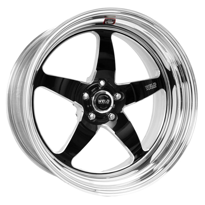 Weld 71HB0090A63A 20 x 9 in. 5 x 4.5 Bolt Pattern 6.3 in. Back Space S71 Black Wheel - Non-Beadlock