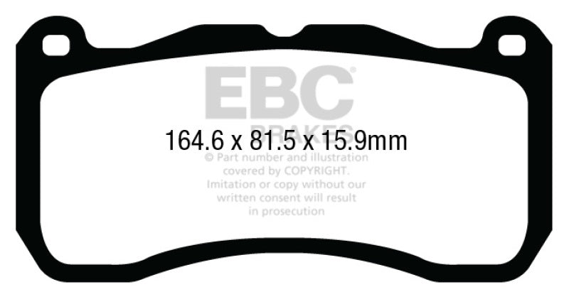 EBC brake Ultimax2 brake Pads UD1666