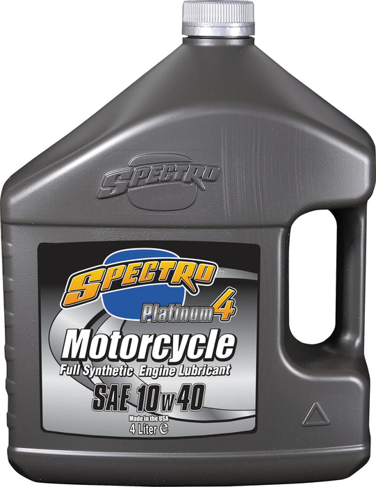 Spectro 310352 Platinum Motorcycle Full Syn 4T - 10W40 - 4lt. -