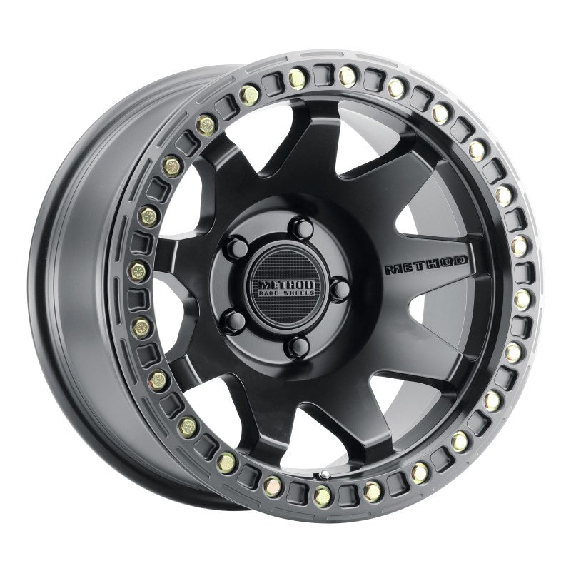 Method MR108 17x9 -44mm Offset 5x5 71.5mm CB Matte Black w/BH-H24125-38 Wheel MR10879050544B