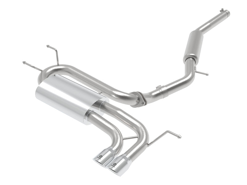 aFe Takeda 2-1/2in SS-304 Cat-Back Exhausts w/ Polished Tip 16-19 Mazda MX-5 Miata ND 2.0T 49-37005-P