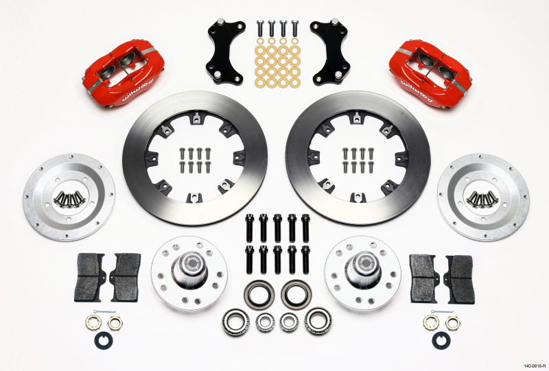 Wilwood Forged Dynalite Front Kit 12.19in Red WWE ProSpindle 140-9918-R