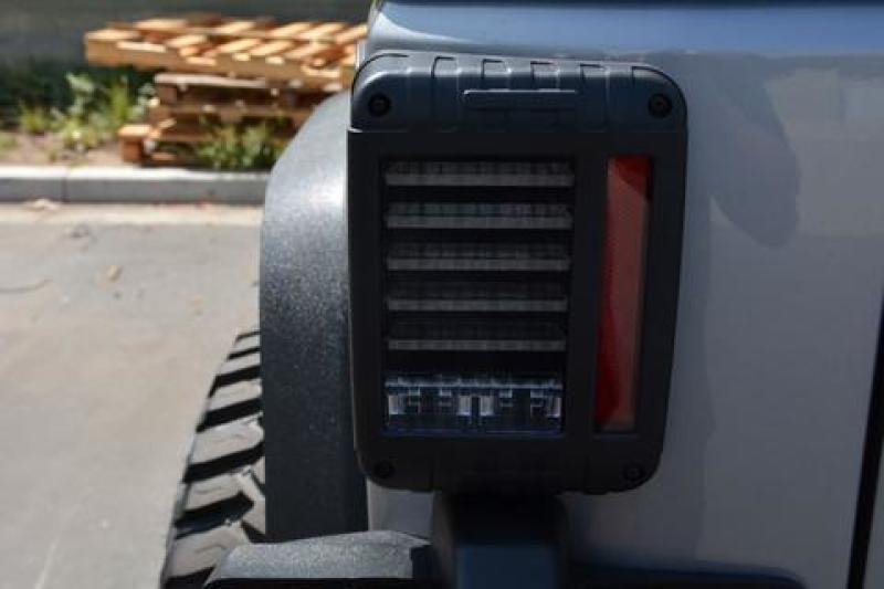 Dv8 Offroad Horizontal Led Tail Lights For 2007-2018 Fits Jeep Wrangler Jk