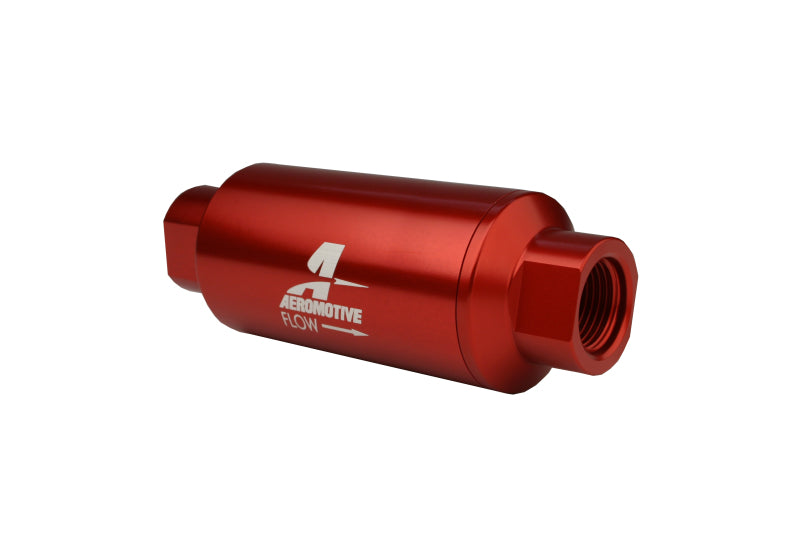 Aeromotive 10 AN 40 Micron Red Fuel Filter P/N 12335