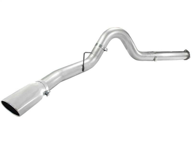 aFe Atlas 5in DPF-Back Aluminized Steel Exh Sys, Ford Diesel Trucks 11-14 v8-6.7L (td) Polished tip 49-03055-P