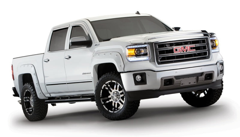 Bushwacker 14-15 GMC Sierra 1500 Fleetside Boss Pocket Style Flares 4pc 69.3/78.8/97.6in Bed Black 40958-02