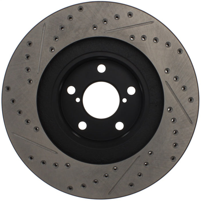 Stoptech Sport Drilled & Slotted Brake Rotor; Front Right 127.47018R