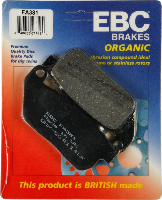 EBC Brakes  FA381; Brake Pads