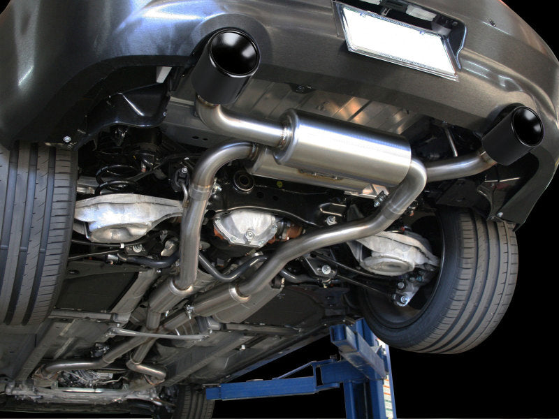 aFe Takeda 2-1/2 in 304 SS Cat-Back Exhaust System Compatible with Infiniti G37 08-13/Q60 14-15 V6-3.7 w/ Black Tips 49-36103-B