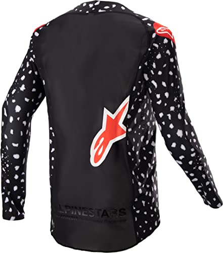 Alpinestars 2023 Supertech North Jersey (Black Neon Red, X-Large)