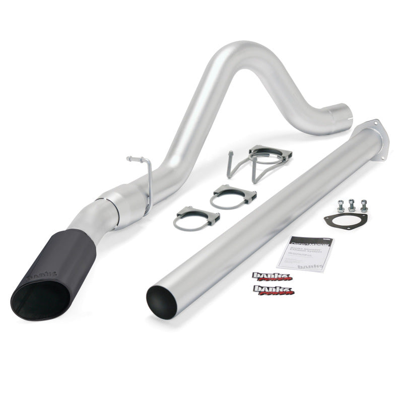 Banks Power 11-13 Ford 6.7L F250-350 Monster Exh Sys SS Single Exh w/ Blk Tip 49788-B