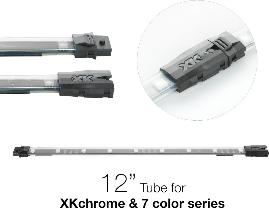 XKGLOW Multi Color 12" LED Tube for XK Chrome & 7 Color Series