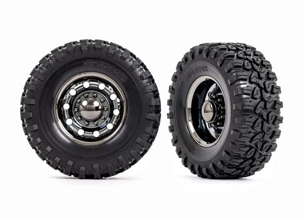 Traxxas 8854X Tires/Wheels TRX-6 2.2' Wheels Canyon RT 4.6x2.2' Tires) Rear (2)