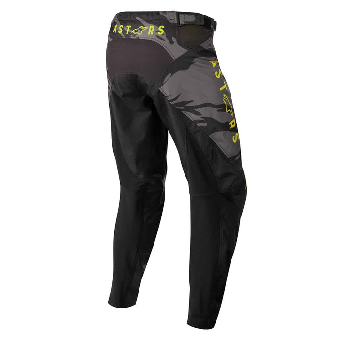 Alpinestars Youth Racer Pants - Tactical - 2022 Model - Black/Gray Camo/Fluorescent Yellow - 22