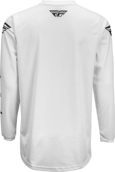 Fly Racing Universal Jersey (White/Black, Youth X-Large)